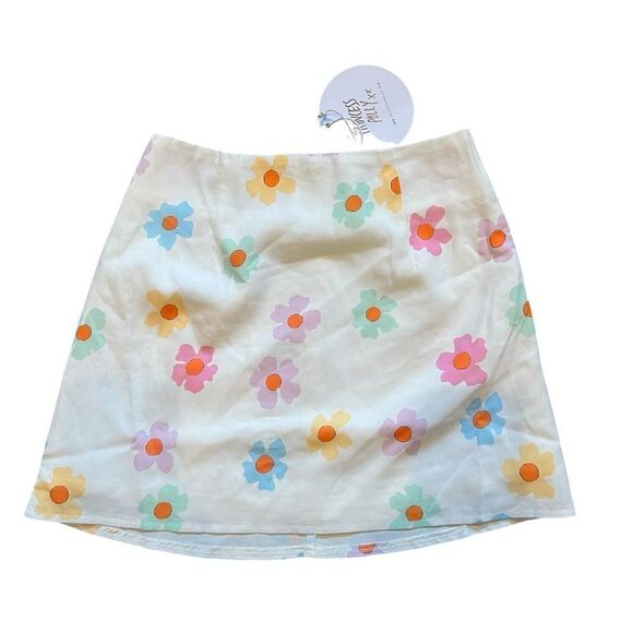 Princess Polly Mishnah Mini Skirt BNWT Non Smoking Floral Lined 0 - Picture 3 of 13